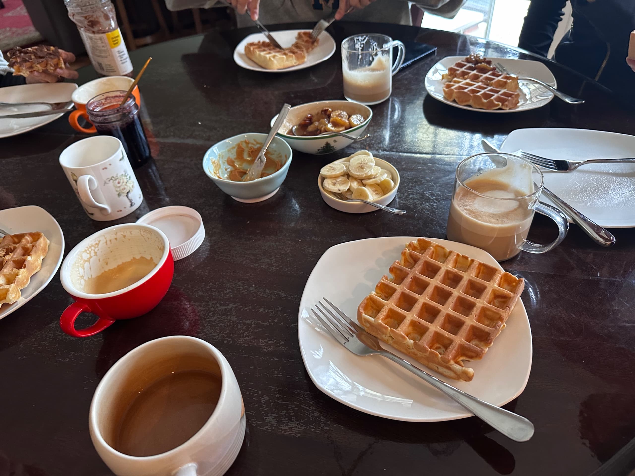 Banana Waffle Topping